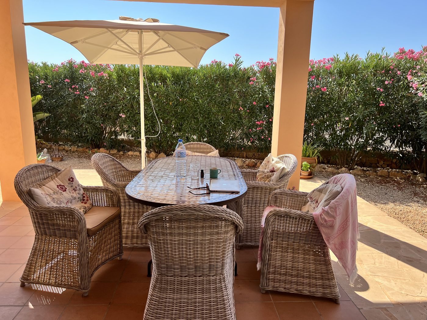 Überdachte Terrasse